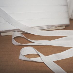 balduque cinta de algodón blanco