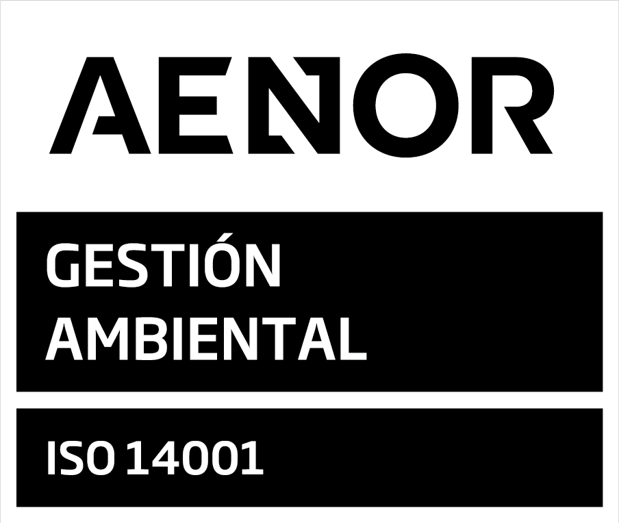 Sello Aenor Gestión Medioambiental ISO 14001